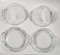 Anchor Ovenware 1036 Casserole Clear Glass Dish with Lid 5.75" 20 Oz. 145mm 590 mL