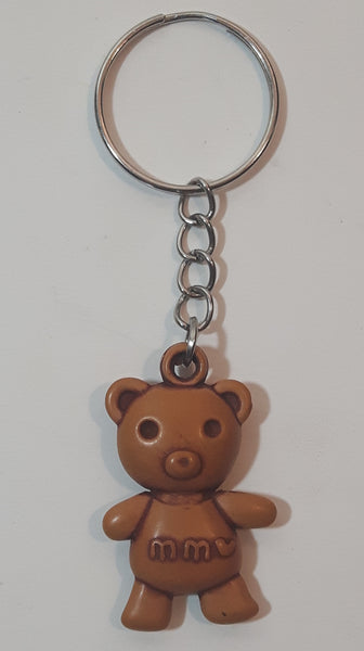 MM Brown Teddy Bear Key Chain Ring