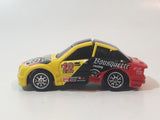 1999 Hot Wheels Crashers King Wrex Bousqutte Racing Yellow Black Red Die Cast Toy Car Vehicle Missing Spoiler