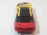 1999 Hot Wheels Crashers King Wrex Bousqutte Racing Yellow Black Red Die Cast Toy Car Vehicle Missing Spoiler