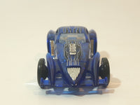 2006 Hot Wheels 2005 X‑Raycers Burl-Esque Translucent Blue Die Cast Toy Car Vehicle