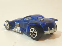 2006 Hot Wheels 2005 X‑Raycers Burl-Esque Translucent Blue Die Cast Toy Car Vehicle