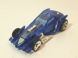 2006 Hot Wheels 2005 X‑Raycers Burl-Esque Translucent Blue Die Cast Toy Car Vehicle