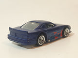 2007 Hot Wheels Mustang Cobra Metalflake Dark Blue Die Cast Toy Car Vehicle