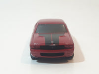 2007 Hot Wheels Dodge Challenger Concept Metalflake Dark Red Die Cast Toy Muscle Car Vehicle