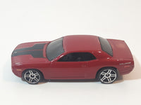 2007 Hot Wheels Dodge Challenger Concept Metalflake Dark Red Die Cast Toy Muscle Car Vehicle