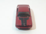 2007 Hot Wheels Dodge Challenger Concept Metalflake Dark Red Die Cast Toy Muscle Car Vehicle