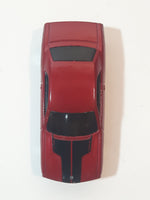 2007 Hot Wheels Dodge Challenger Concept Metalflake Dark Red Die Cast Toy Muscle Car Vehicle