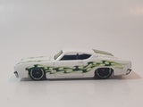 2019 Hot Wheels HW Flames '69 Ford Torino Talladega White Die Cast Toy Muscle Car Vehicle