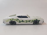 2019 Hot Wheels HW Flames '69 Ford Torino Talladega White Die Cast Toy Muscle Car Vehicle