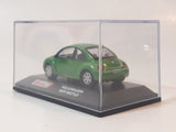 Real-X Volkswagen New Beetle Green 1/72 Scale Die Cast Toy Car Vehicle in Display Case
