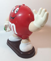 1992 Mars M&M's Red Character 8 1/2" Tall Plastic Candy Dispenser