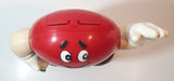 1992 Mars M&M's Red Character 8 1/2" Tall Plastic Candy Dispenser