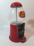 Jelly Belly Glass Globe 9" Tall Metal Candy Dispenser Gumball Machine