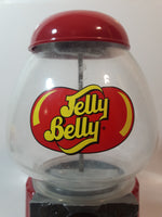 Jelly Belly Glass Globe 9" Tall Metal Candy Dispenser Gumball Machine