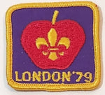 Scouts Canada Apple Day London '79 Fabric Patch Badge