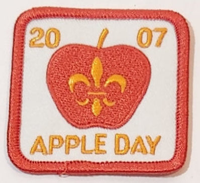 Scouts Canada Apple Day 2007 Fabric Patch Badge