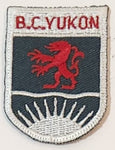 B.C. Yukon Scouts Canada 1 3/8" x 2 1/8" Fabric Patch Badge