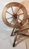 Antique Primitive 19th Century Wood Spinning Wheel 23" Tall