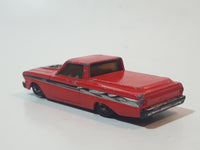 2011 Hot Wheels '65 Ford Ranchero Truck Red Die Cast Toy Car Vehicle