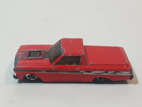 2011 Hot Wheels '65 Ford Ranchero Truck Red Die Cast Toy Car Vehicle