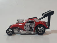 2000 Hot Wheels Secret Code Fiat 500c Red Die Cast Toy Race Car Vehicle