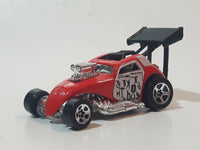 2000 Hot Wheels Secret Code Fiat 500c Red Die Cast Toy Race Car Vehicle