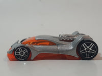 2001 Hot Wheels Fireball Vulture Silver Die Cast Toy Car Vehicle