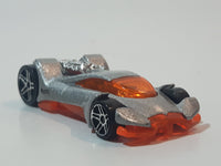 2001 Hot Wheels Fireball Vulture Silver Die Cast Toy Car Vehicle