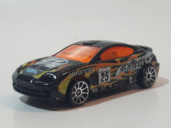 2003 Hot Wheels First Editions Hyundai Tiburon Black Die Cast Toy Car Vehicle