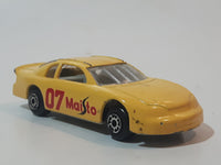 Maisto Chevrolet Monte Carlo # 07 Yellow Die Cast Toy Race Car Vehicle