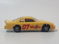 Maisto Chevrolet Monte Carlo # 07 Yellow Die Cast Toy Race Car Vehicle