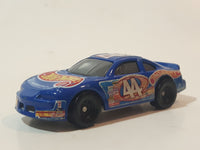 2000 Hot Wheels Racer Nascar #44 7/20 Blue Die Cast Toy Race Car Vehicle McDonald's Happy Meal