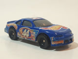 2000 Hot Wheels Racer Nascar #44 7/20 Blue Die Cast Toy Race Car Vehicle McDonald's Happy Meal