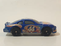 2000 Hot Wheels Racer Nascar #44 7/20 Blue Die Cast Toy Race Car Vehicle McDonald's Happy Meal