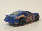 2000 Hot Wheels Racer Nascar #44 7/20 Blue Die Cast Toy Race Car Vehicle McDonald's Happy Meal