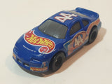 2000 Hot Wheels Racer Nascar #44 7/20 Blue Die Cast Toy Race Car Vehicle McDonald's Happy Meal