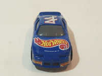 2000 Hot Wheels Racer Nascar #44 7/20 Blue Die Cast Toy Race Car Vehicle McDonald's Happy Meal