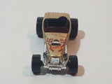 2000 Hot Wheels First Editions Deuce Roadster Gold Die Cast Toy Hot Rod Car Vehicle