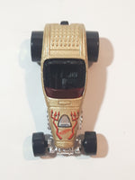 2000 Hot Wheels First Editions Deuce Roadster Gold Die Cast Toy Hot Rod Car Vehicle