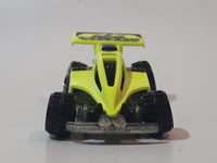 2002 Hot Wheels Shock Factor Mojave Racing Fluorescent Yellow & Black Die Cast Toy Car Vehicle