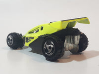 2002 Hot Wheels Shock Factor Mojave Racing Fluorescent Yellow & Black Die Cast Toy Car Vehicle