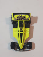 2002 Hot Wheels Shock Factor Mojave Racing Fluorescent Yellow & Black Die Cast Toy Car Vehicle