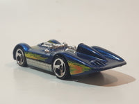 2000 Hot Wheels Fireball Turbolence Metalflake Blue Die Cast Toy Race Car Vehicle