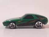 2001 Hot Wheels Porsche 928 P-928 Metalflake Green Die Cast Toy Car Vehicle