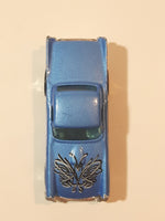 1998 Hot Wheels Tattoo Machines '57 T-Bird Metalflake Blue Die Cast Toy Car Vehicle