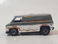 Vintage 1976 Hot Wheels Super Chromes Super Van Chrome Die Cast Toy Car Vehicle Red Lines