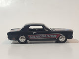 ERTL RC2 1964 1965 Ford Mustang Vancouver Canucks NHL Ice Hockey Team Dark Blue Die Cast Toy Car Vehicle with Opening Hood