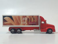 1998 Hot Wheels Haulers McDonald's Delivery Truck Large Fries Red Die Cast Toy Car Vehicle