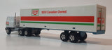 Very Rare ERTL Co-op 100% Canadian Owned Semi Truck and Trailer White Die Cast Toy Car Vehicle